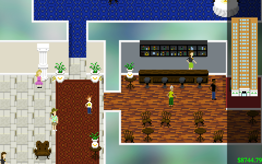 Screenshot of Mini Sim Hotel